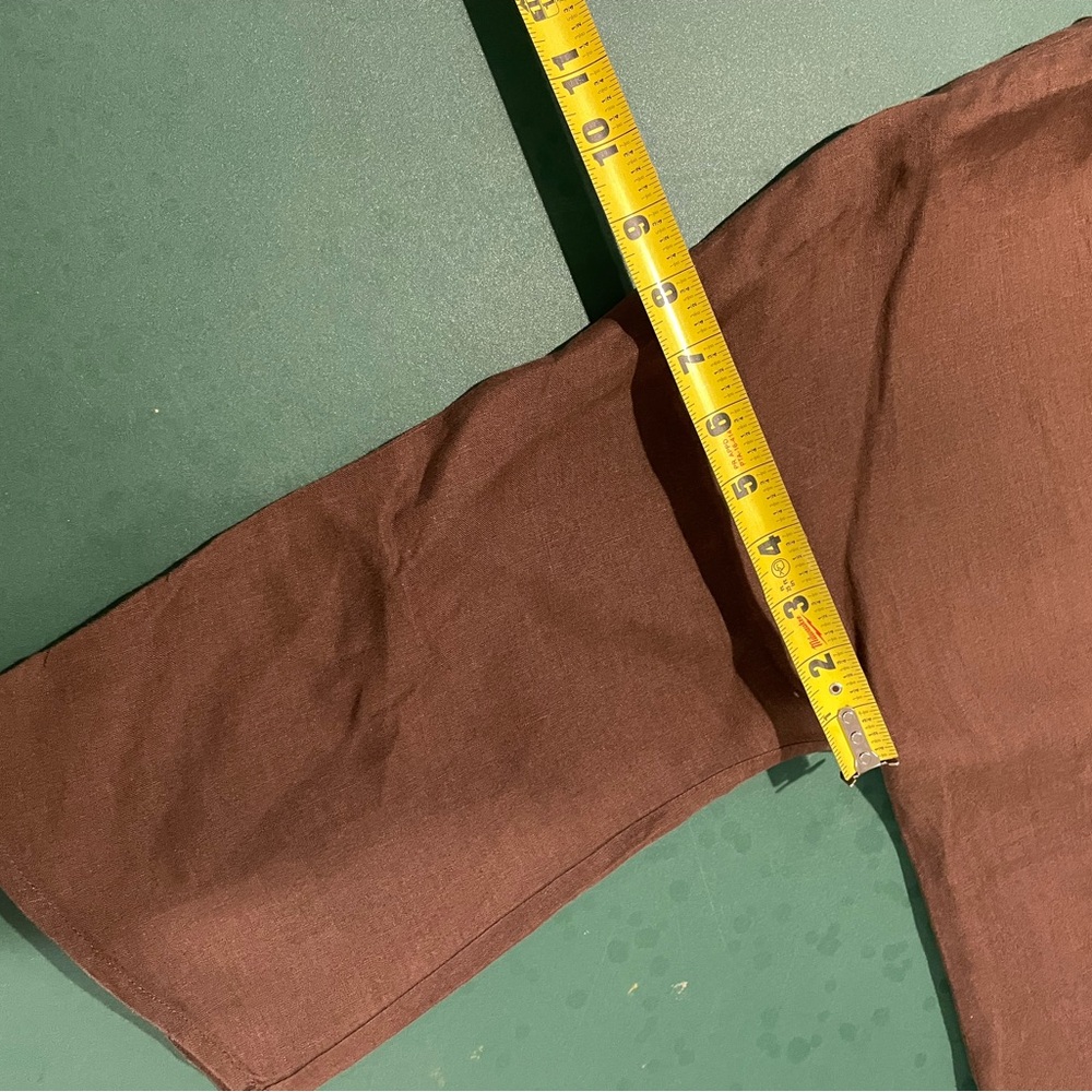 Eileen Fisher Chocolate V-Neck Top - Picture 10 of 10